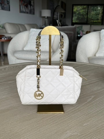 Cartera cuero crema MICHAEL KORS