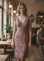 Vestido coctel SUE WONG